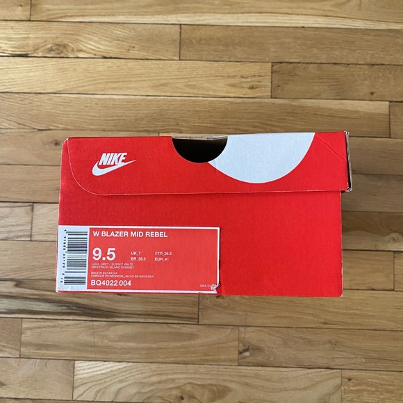 Nike Blazer Mid Rebel “Cool Grey / Summit White” Women’s Size 9.5 (EU 41) - Picture 8 of 9